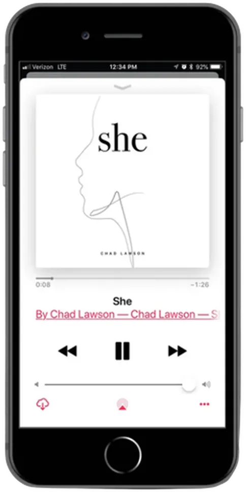 she on the Chad Lawson app