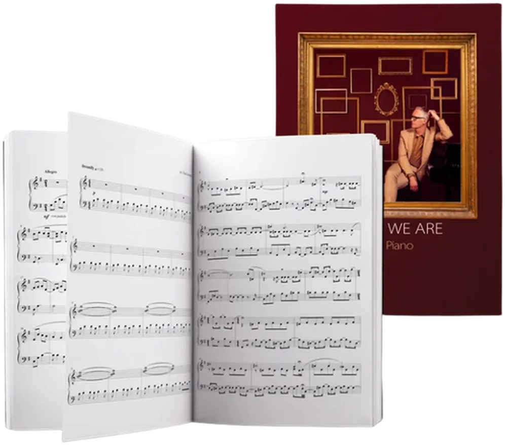 sheet music and the We Are boxed set