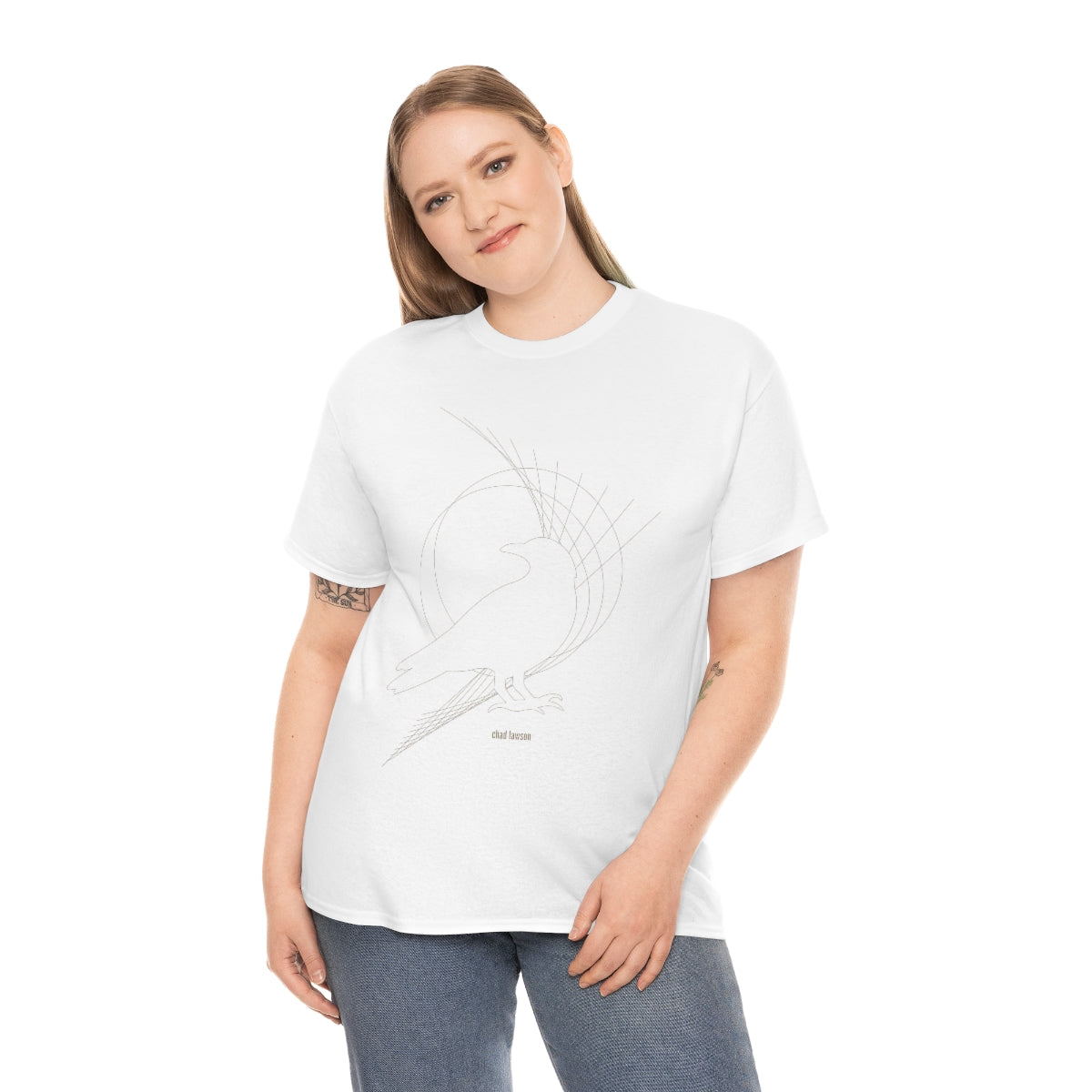 Raven Limited Edition - Heavy Cotton Tee - White